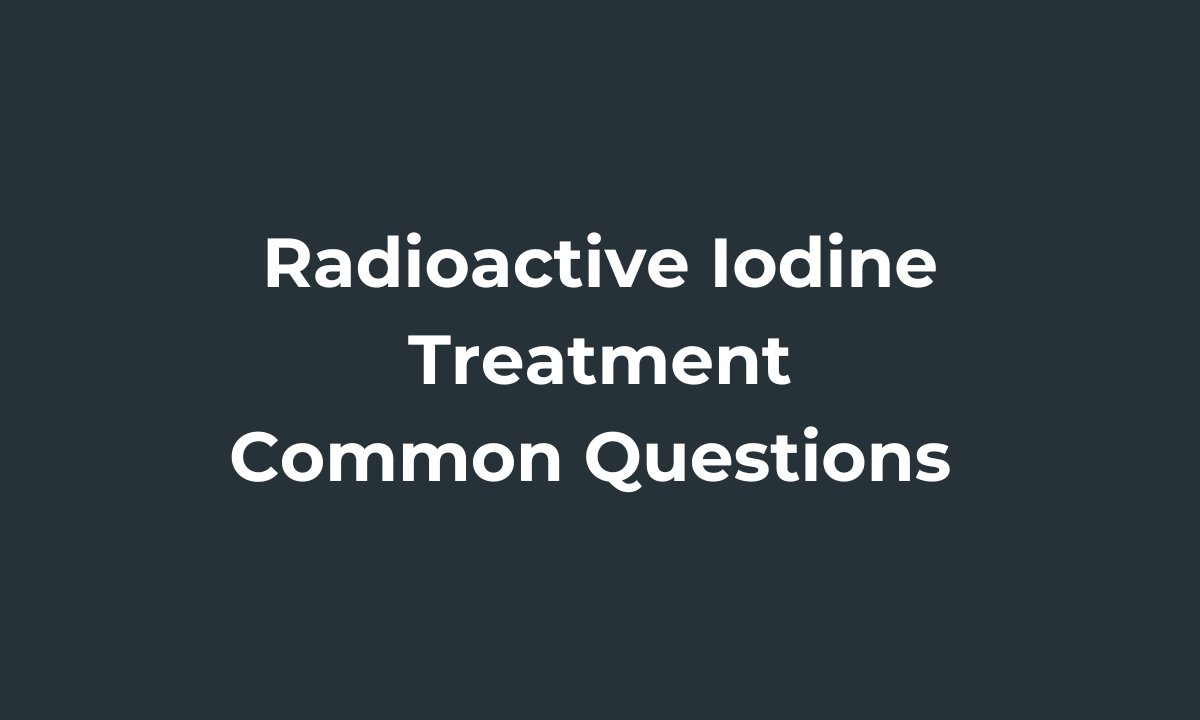 radioactive iodine therapy