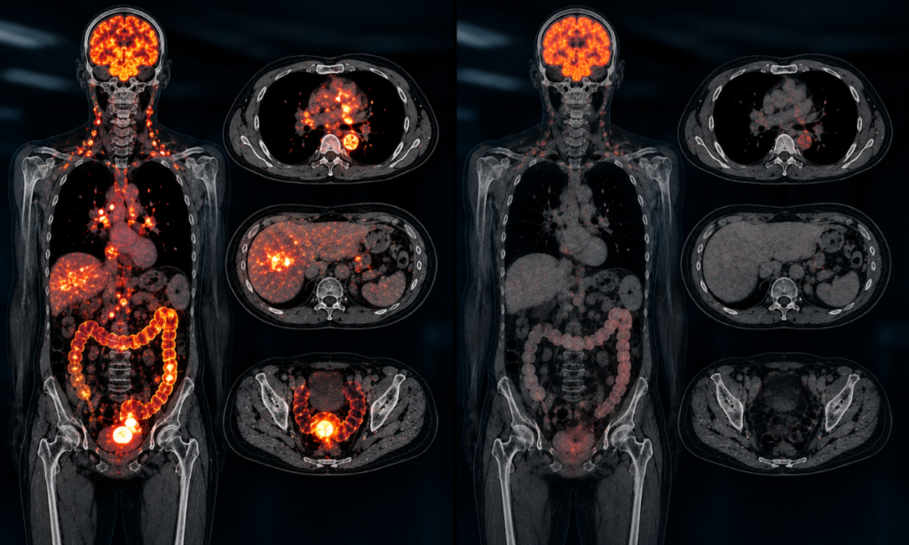 PERCIST vs. RECIST for treatment response