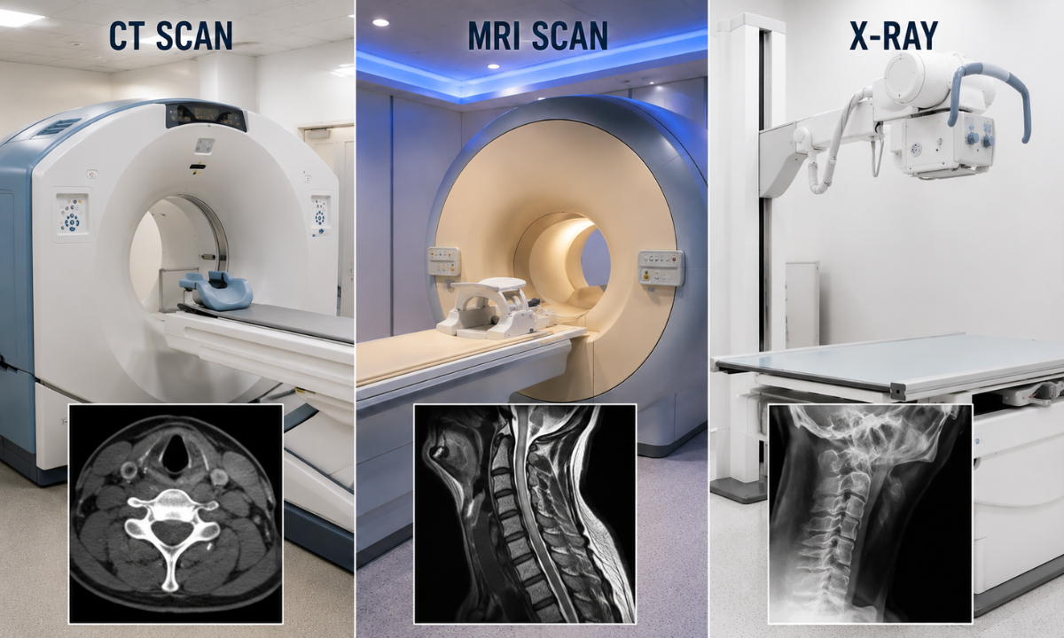 CT vs. MRI vs. X-Ray