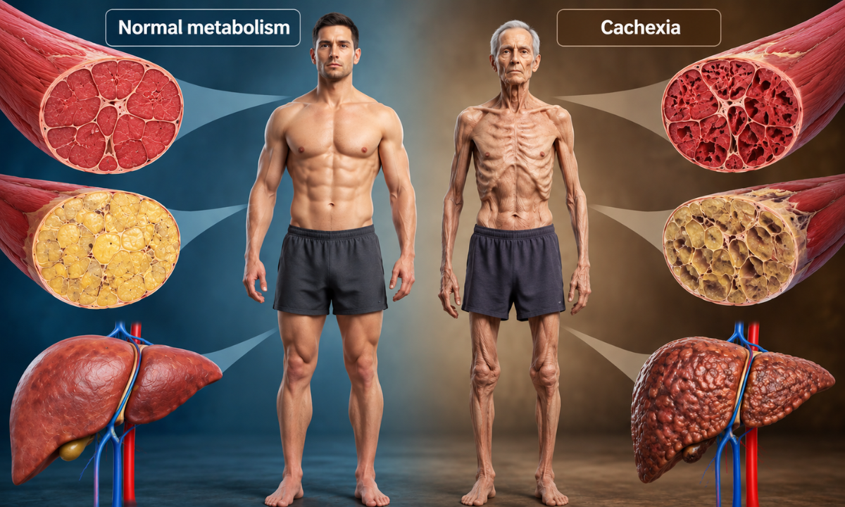 Cachexia vs. Starvation