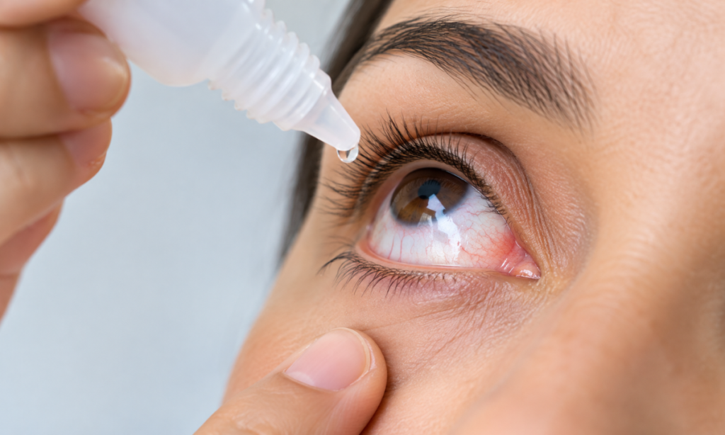 Dry eyes after radioactive iodine therapy