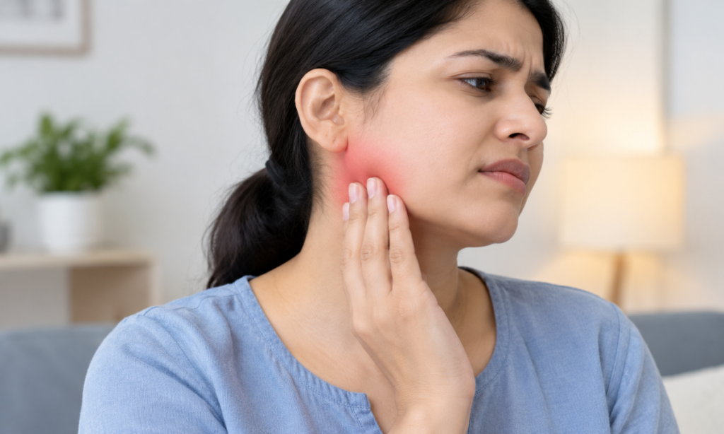 Salivary gland swelling and discomfort after RAI therapy