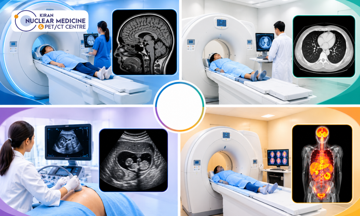 Comparison of MRI, CT scan, ultrasound and PET/CT imaging methods