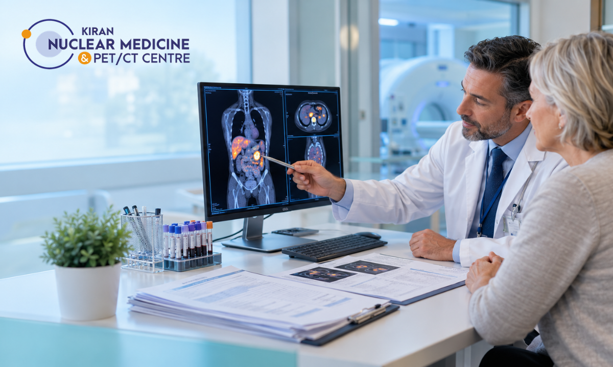 Lutetium-177 DOTATATE therapy eligibility assessment using PET-CT scans, blood tests and medical evaluation for neuroendocrine tumours.